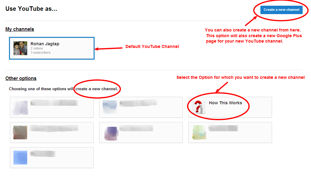 Create Multiple  Channels with Same Google Account - How This Works